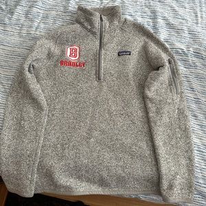 BRADLEY UNIVERSITY Patagonia 1/4 Zip Better Sweater WMNS Large